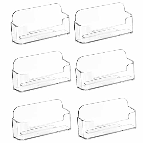 MaxGear Clear Acrylic Business Card Holder Display Office Business Card Holder Business Ca - Image 2